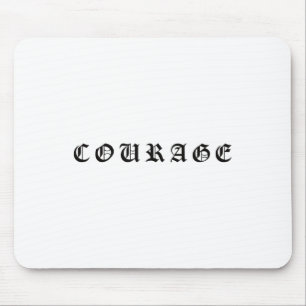 Mut Ein Wort Inspirierend Motivierend Zitat Wo Mousepad