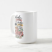 Mut einfassen Zweifel ausatmen Kaffeetasse (Vorderseite Links)