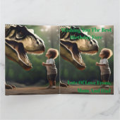 **"Mut entfesselt: Ein kleiner Junge sieht dem T-R Karte (Innenseite)