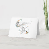 Mut, es braucht viel, um voranzukommen, gut zu wer karte (Vorderseite)