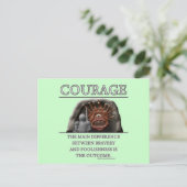 Mut-Fantasie(De) Motivator Postkarte (Stehend Vorderseite)