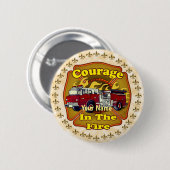 Mut Feuerwehrauto Button (Vorne & Hinten)