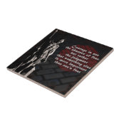 Mut-Feuerwehrmann St. Florian Fliese (Seite)