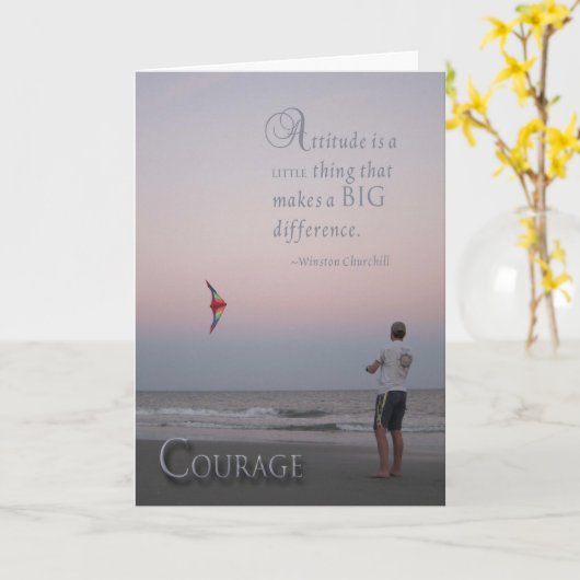 Mut - Förderung von Krebs Karte (Gelbe Blume)