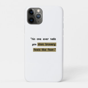 Mut fühlt sich wie Angst Motivierend Angebot Case-Mate iPhone Hülle