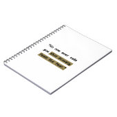 Mut fühlt sich wie Angst | Motivierend Angebot Notizblock (Linke Seite)