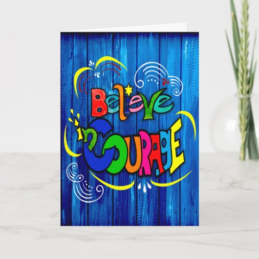 Mut glauben karte (Vorderseite)