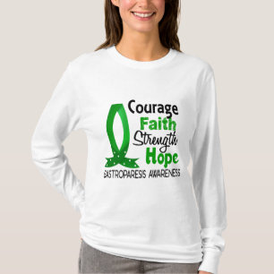Mut-Glauben-Stärken-Hoffnung Gastroparesis T-Shirt