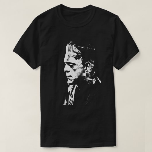 Mut guter Frankenstein Horror Retro T-Shirt (Design vorne)