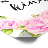 Mut haben, freundlich und blutig zu sein poster (Ecke)