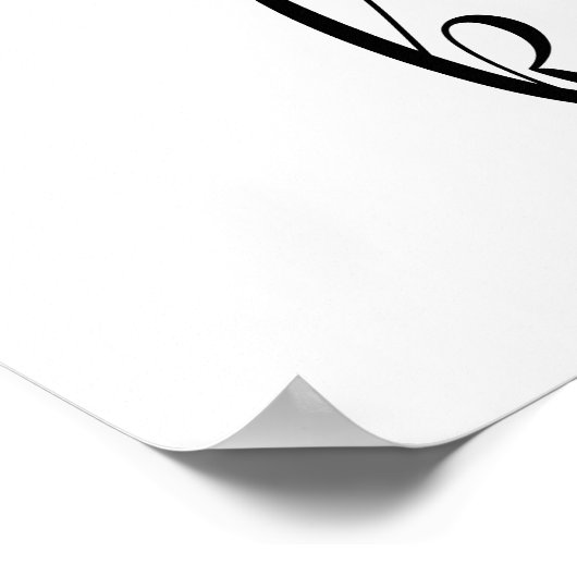 Mut haben und freundliches Poster sein (Ecke)