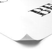 Mut haben und freundliches Poster sein (Ecke)