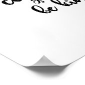 Mut haben und nett sein poster (Ecke)