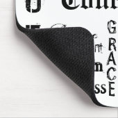 Mut, Hoffnung, T, R, U, T, H, AUSDAUER, L,… Mousepad (Ecke)