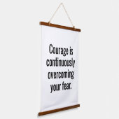 Mut-Holz-Topped-Wandteppich Wandteppich Mit Holzrahmen (Gewinkelt)