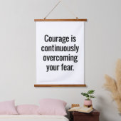 Mut-Holz-Topped-Wandteppich Wandteppich Mit Holzrahmen (Schlafzimmer)