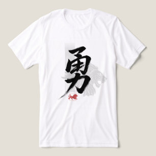 Mut in Chinesisch Tri-Blend Shirt