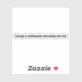 Mut individuell geschnitten Vinyl Sticker (Blatt)