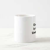 Mut ist Anmut unter Feuer Kaffeetasse (Mittel)