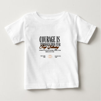 Mut ist stärker als Angst Baby T-shirt