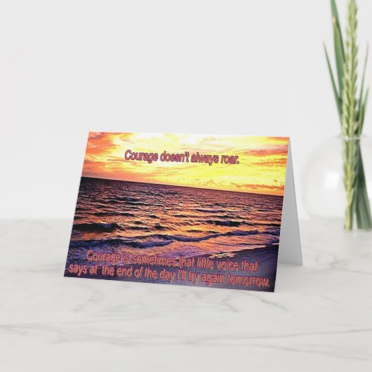 Mut Karte (Vorderseite)