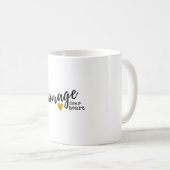 Mut liebes Heart Mug Kaffeetasse (VorderseiteRechts)