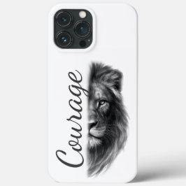 Mut Löwe Künstlerisch Minimal- Case-Mate iPhone Hülle