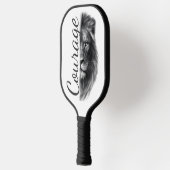 Mut Löwe Künstlerisch Minimal- Pickleball Schläger (Links)