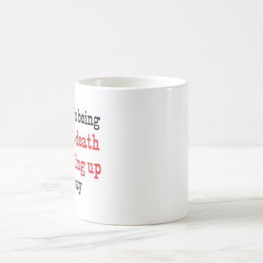 Mut macht sich breit kaffeetasse (Mittel)