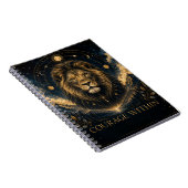 Mut notebook mit Löwen-Geist Motivationskraft Notizblock (Rechte Seite)