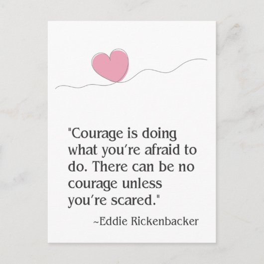 Mut Postkarte (Vorderseite)