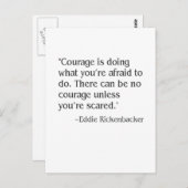 Mut Postkarte (Vorne/Hinten)