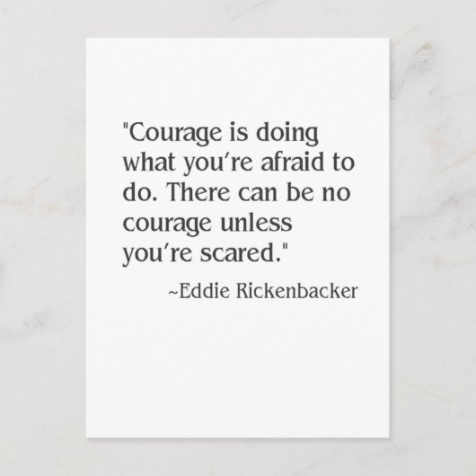 Mut Postkarte (Vorderseite)