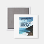 Mut roert nicht immer Magnet (Vorderseite/Rückseite)