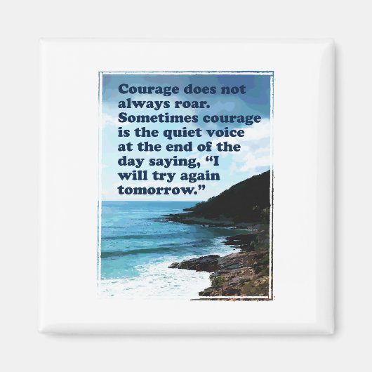 Mut roert nicht immer Magnet (Vorne)