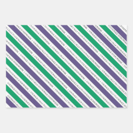 Mut ruft dazu auf, Feministinnen zu ermutigen, Pap Geschenkpapier Set