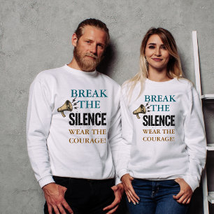 Mut Schweigen brechen Sweatshirt