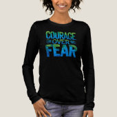 Mut statt Angst Tri-Blend Shirt (Vorderseite)