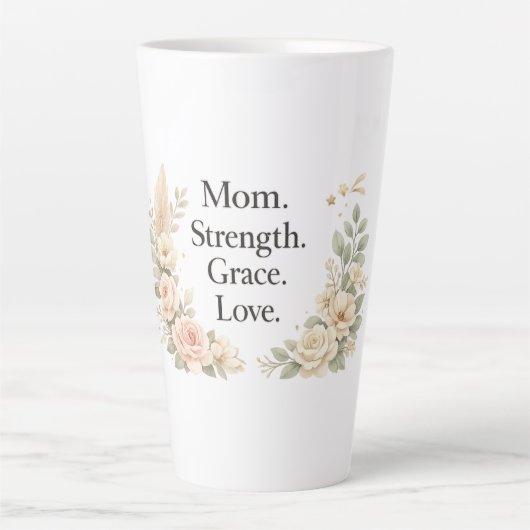 Mut-Tasse 'Stärke & Anmut' Milchtasse (Vorderseite)