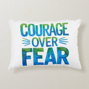 Mut über Angst Dekokissen