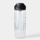 Mut über Angst Trinkflasche (Rückseite)