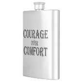 Mut über Komfort Flachmann (Links)