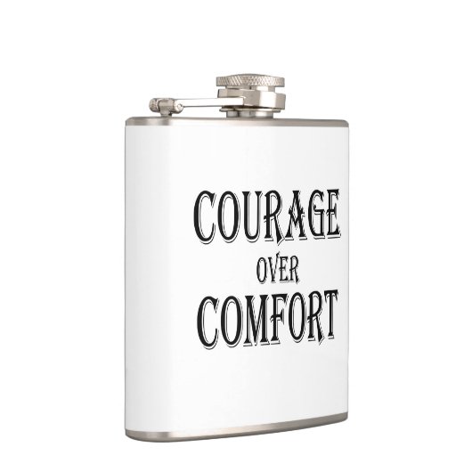 Mut über Komfort Flachmann (Rechts)