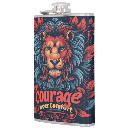 Mut über Komfort Flachmann (Links)