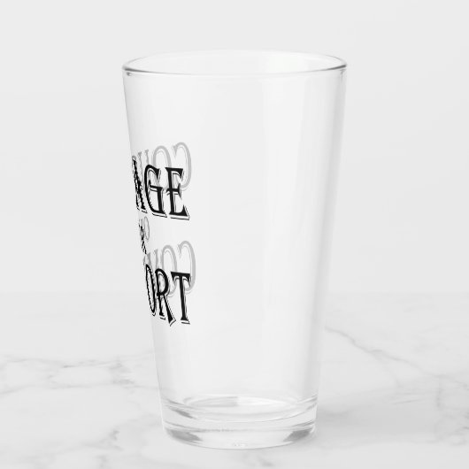 Mut über Komfort Glas (Links)