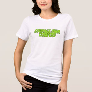 Mut über Komfort Tri-Blend Shirt