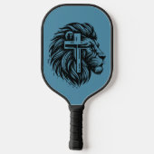 Mut und Glaube Löwenpaddel Pickleball Schläger (Rückseite)
