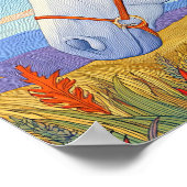 Mut und Mitgefühl: Heiliger Martin von Tours Poster (Ecke)