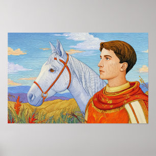 Mut und Mitgefühl: Heiliger Martin von Tours Poster