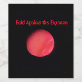 Mut und Not Weinetikett (Einzelnes Label)